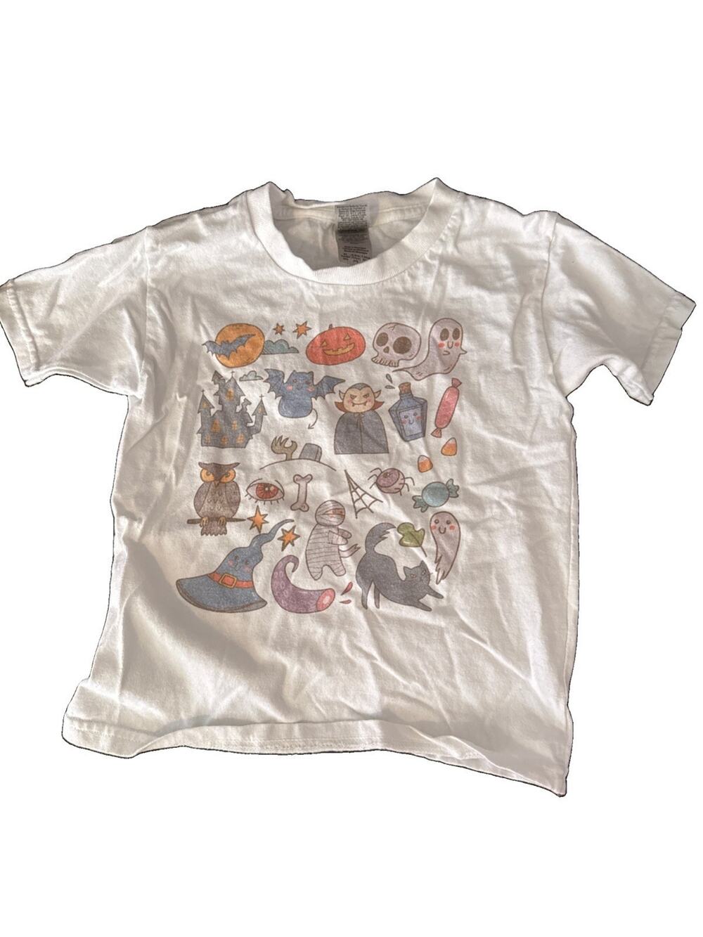 Gildan Halloween white graphic t shirt size 5T